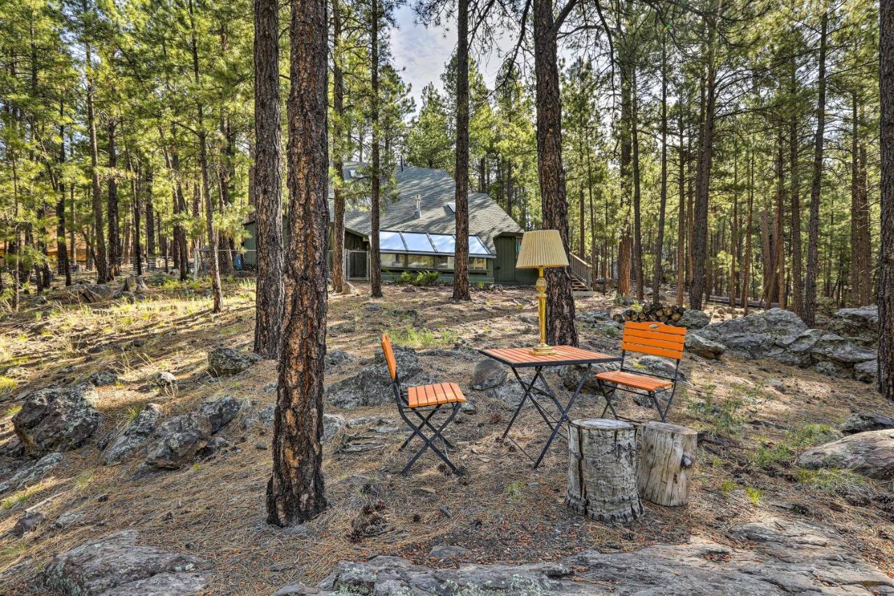 Woodsy Flagstaff Hideaway With Deck And Sunroom! Mountainaire Exterior photo